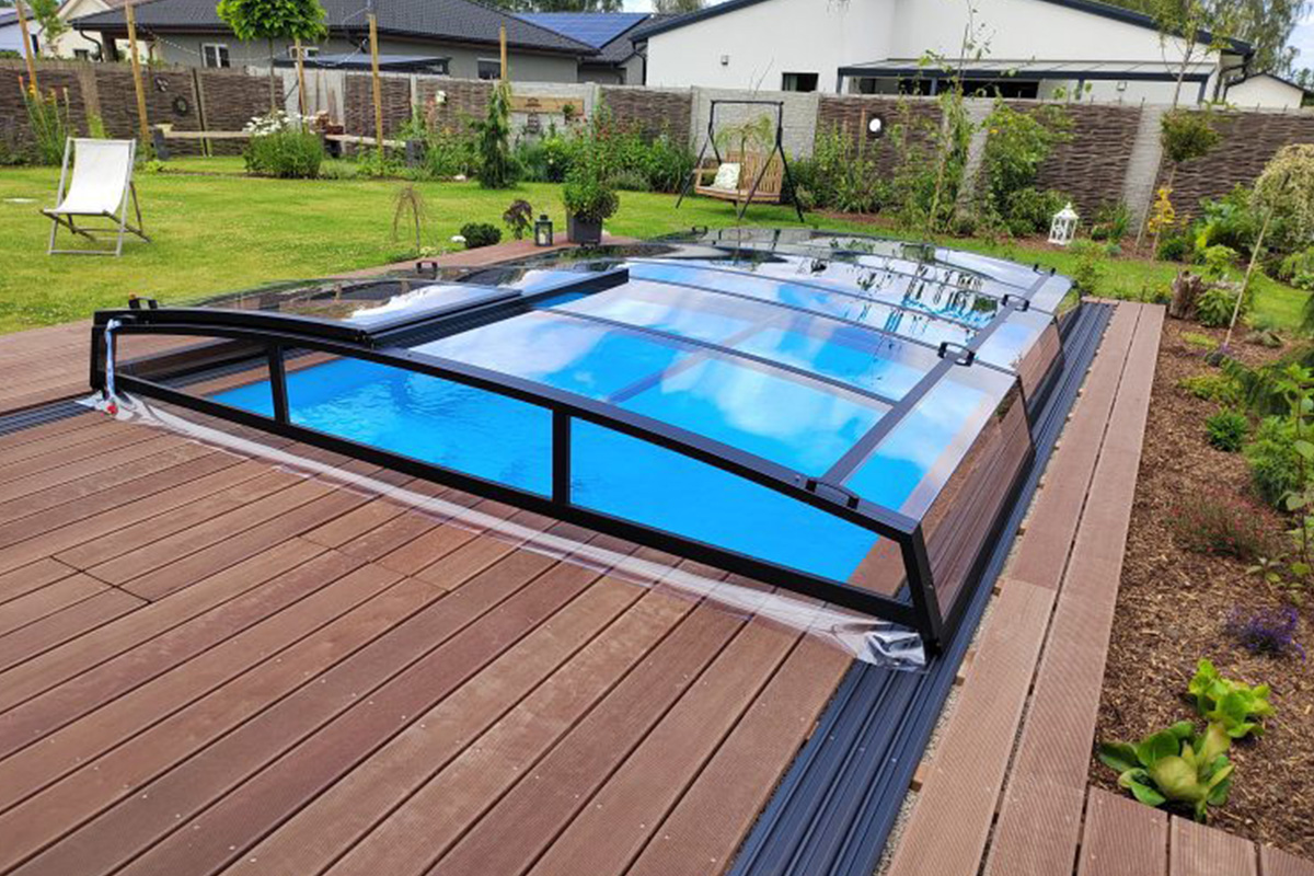 Terasa s moderním zastřešením